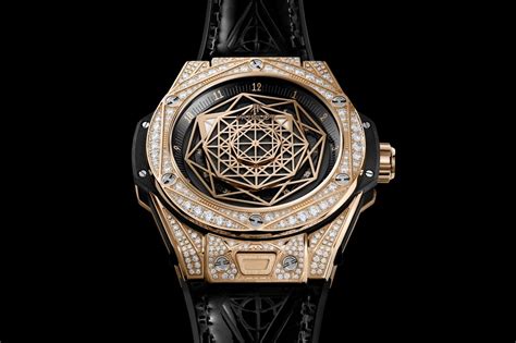 Big Bang Sang Bleu King Gold Pavé 39 mm 